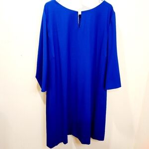 eva blue dress Eva Fashion 3501 Long Formal Mother of the Bride Slit Dress main image 1